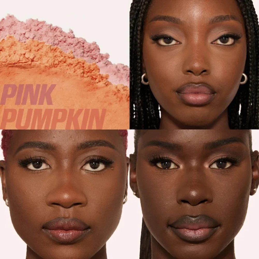 HUDA BEAUTY Easy Bake Loose Powder Brightening + Correcting Duo (Pink Pumpkin)